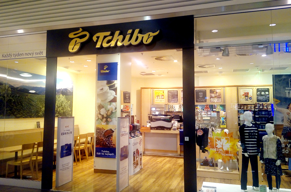 Obchod Tchibo s kávovým barem Centrum Plaza, Radčická 2, Centrum Plaza, 301  00 Plzeň