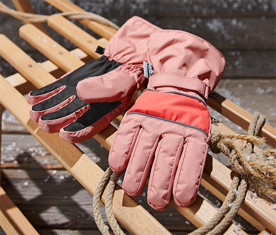 Zimní rukavice, růžové 650304 z e-shopu Tchibo.cz