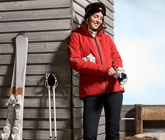 Softshellová lyžařská bunda, červená 623625 z e-shopu Tchibo.cz