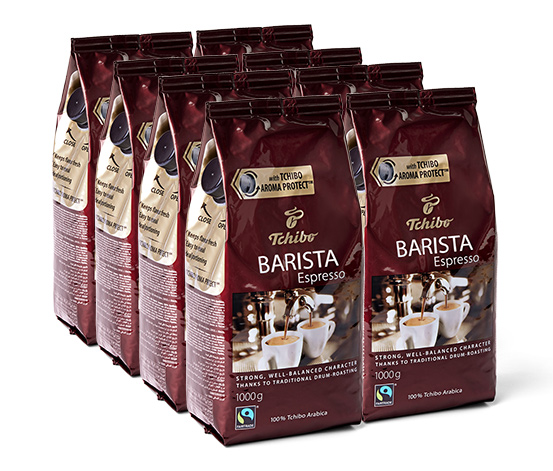 Barista Espresso – 8 x 1 kg zrnkové kávy 492883 z e-shopu Tchibo.cz