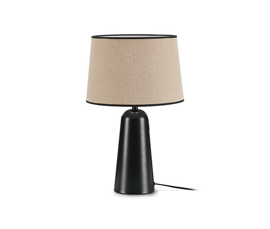 Stolní lampa s textilním stínidlem, černá 654480 z e-shopu Tchibo.cz