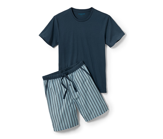 Krátké pyžamo s tkanými kalhotami 653166 z e-shopu Tchibo.cz