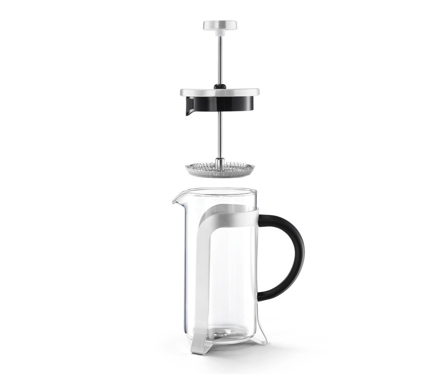 Konvička french press se stlačovacím sítkem 800 ml, šampaň 632922