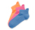 Profesionální běžecké ponožky, 3 páry, různé barvy
